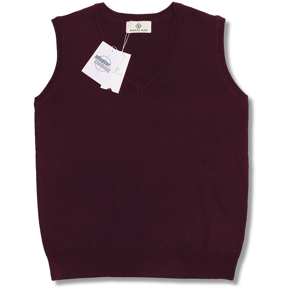 Mikkel Rude Mod Skin Retro 60's Fine Lambswool Tank Top Slip Over